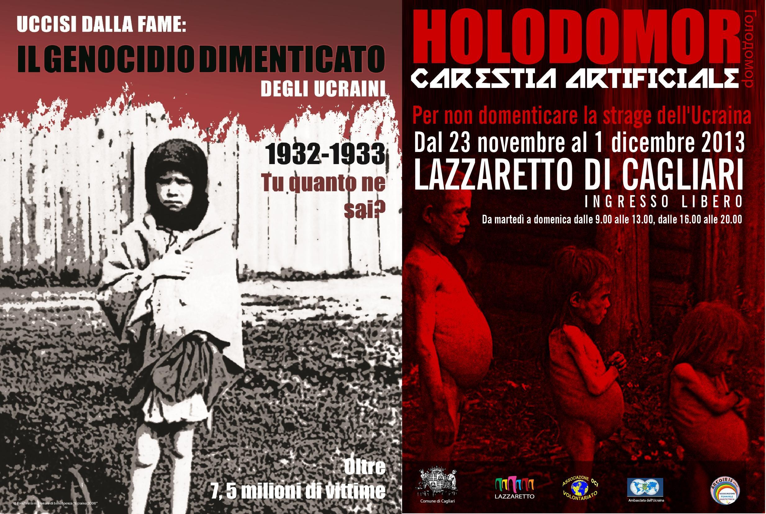 Locandina mostra Holodomor